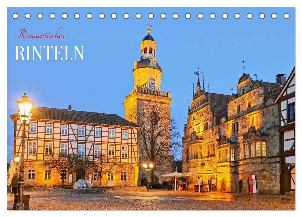 Romantisches RINTELN (Tischkalender 2027 DIN A5 quer), CALVENDO Monatskalender