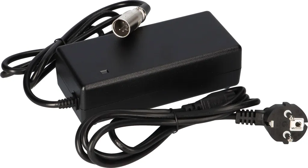 Chargeur TranzX 36V XLR 5 Pôles : Idéal pour VAE de Ville et Randonnée