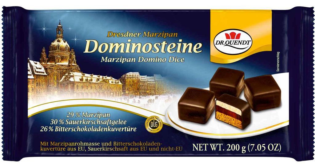 Dr. Quendt Dresdner Marzipan Dominosteine 200g Produktbild 