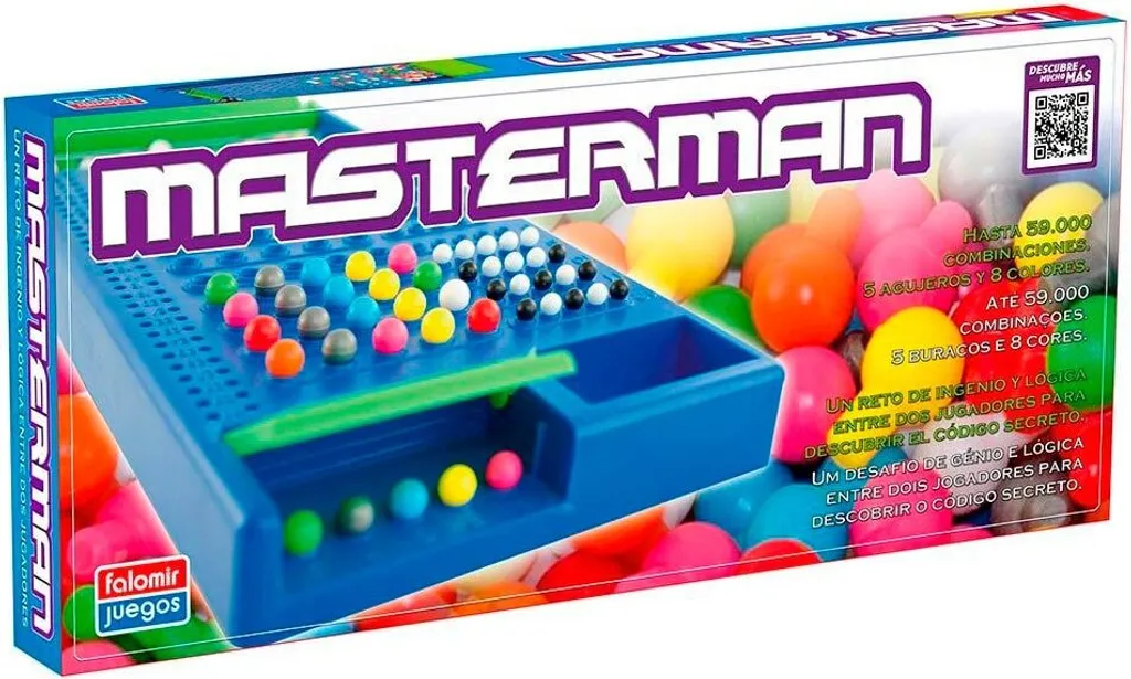 Falomir Mastermind Jeu de Société Stratégie Multicolore Standard Kids