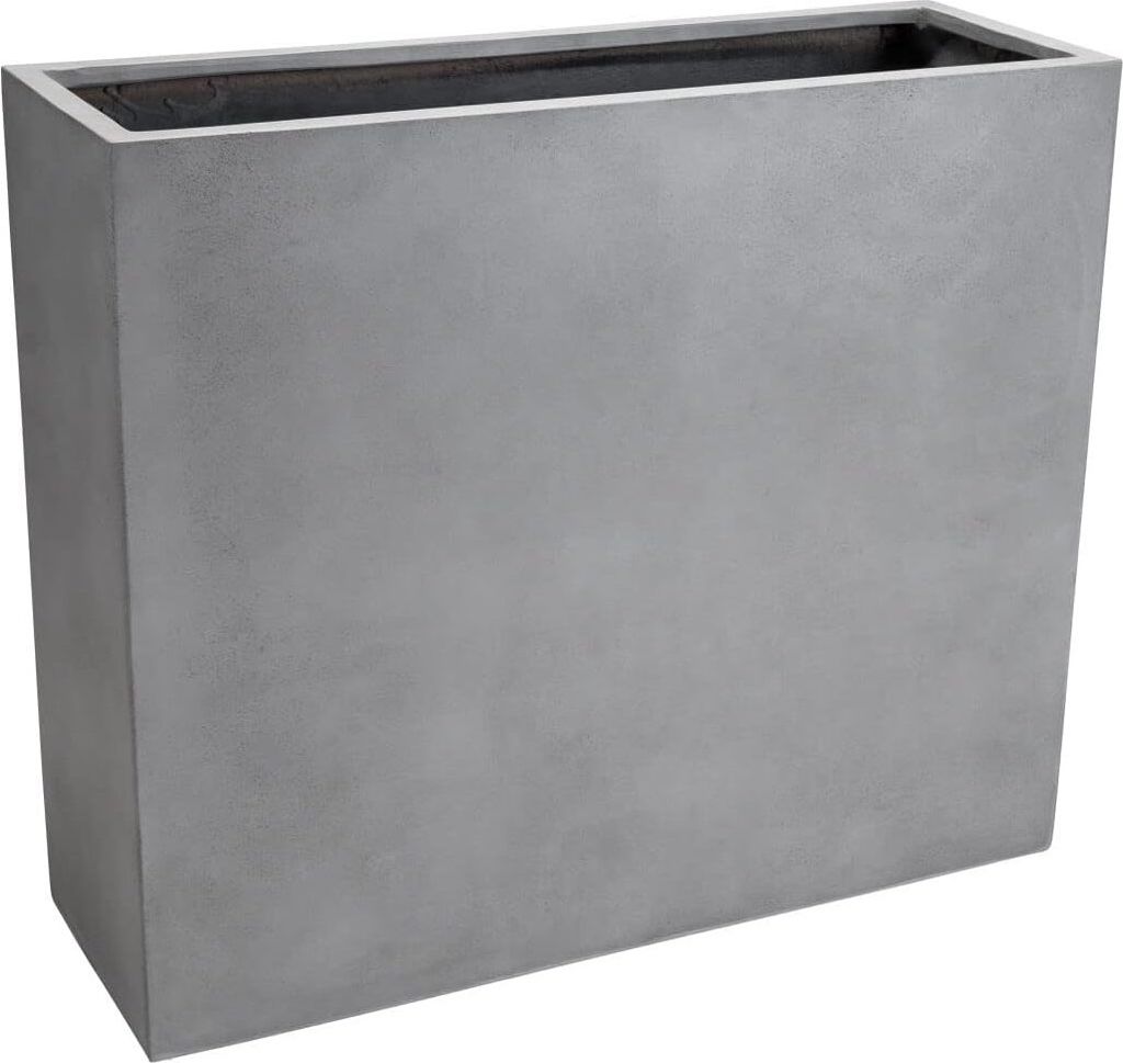 VIVANNO Raumteiler Fiberglas ELEMENTO Kasten, Betongrau Beton-Design - 88x30x75 cm