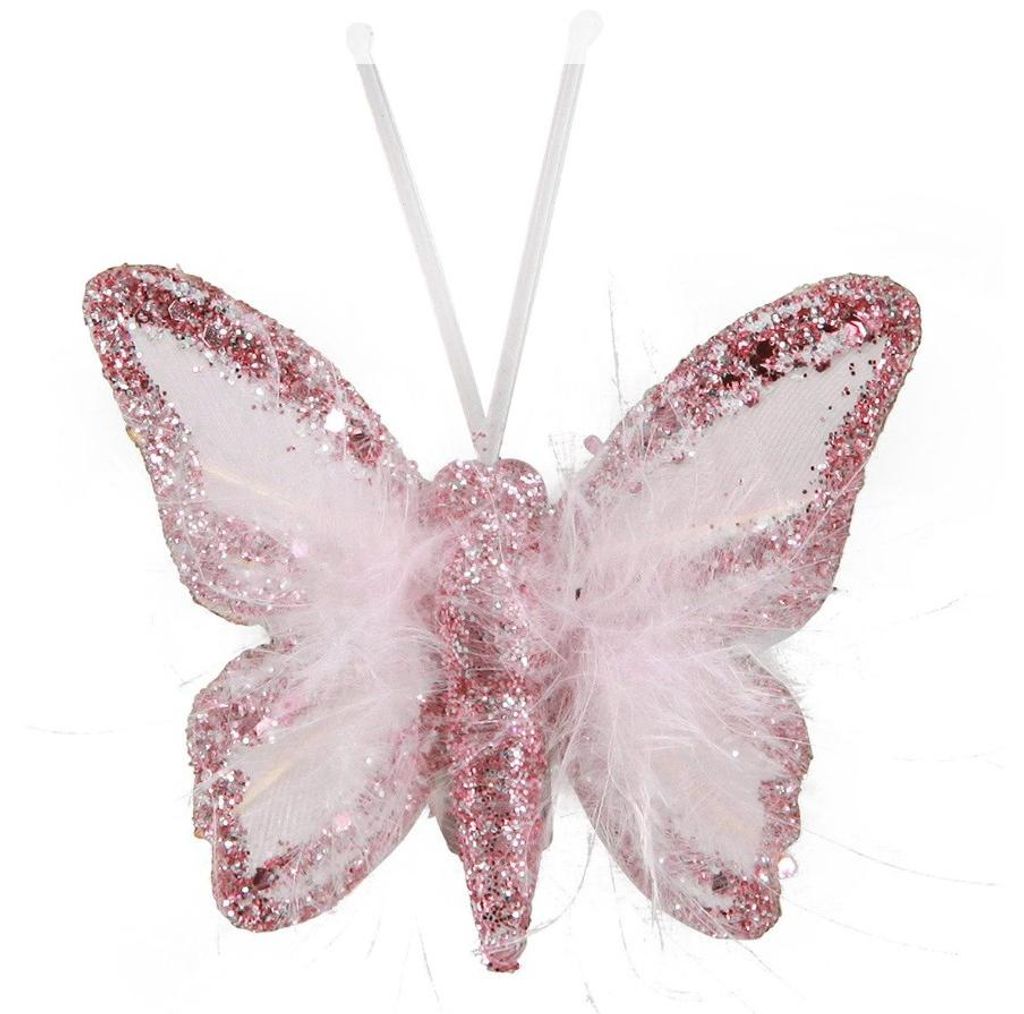 Schmetterling organza auf Clip