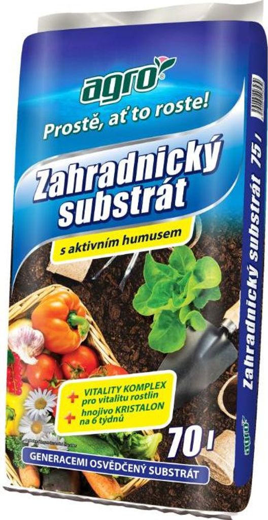 AGRO CS a.s. AGRO Záhradnícky substrát 70l Obrázok produktu 