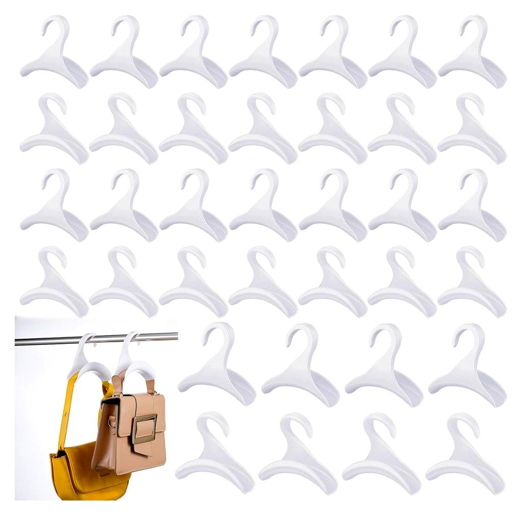 Handtaschen-Aufhänger, Acryl, Handtaschenhalter, Schrank-Organizer, Aufbewahrung für Rucksäcke, Tragetasche, Halterung über dem Schrank, Stange...
