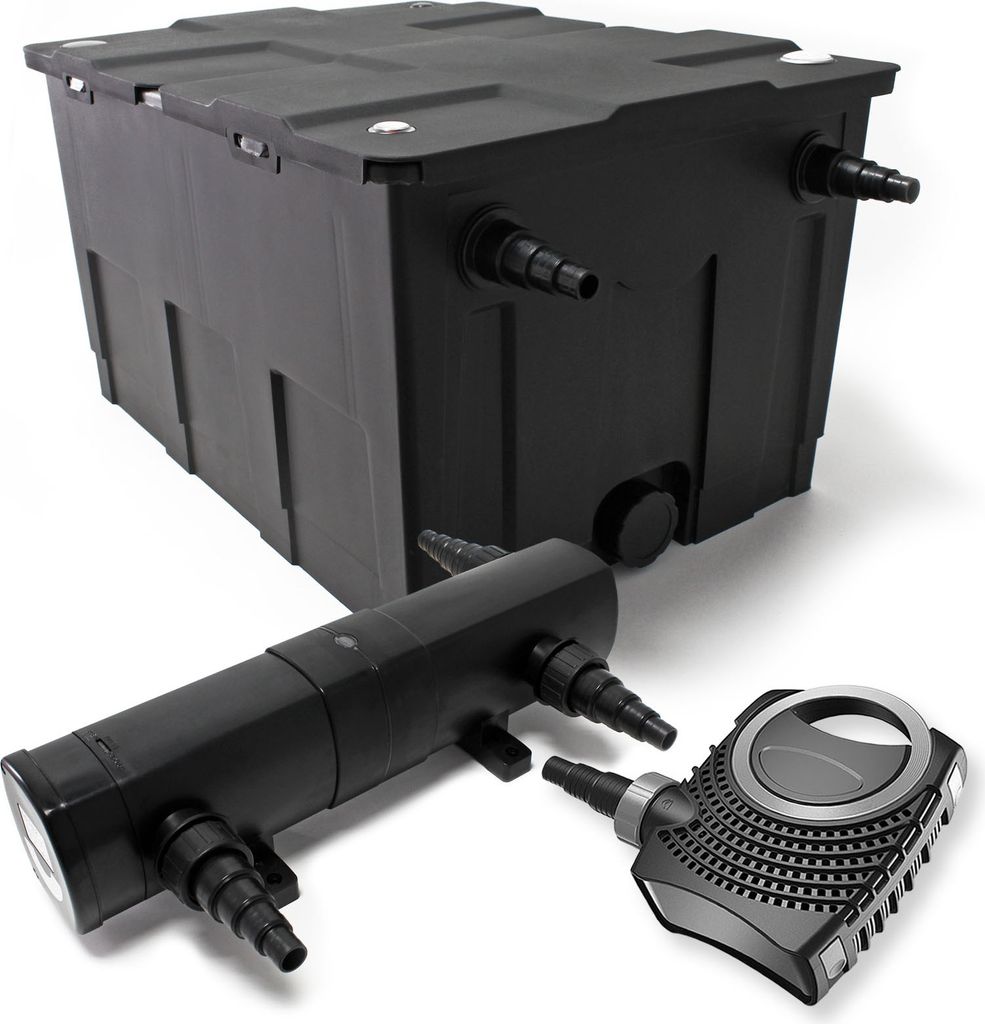 Wiltec Komplettset: CBF-550 Teichfilter bis 60000 L Produktbild 
