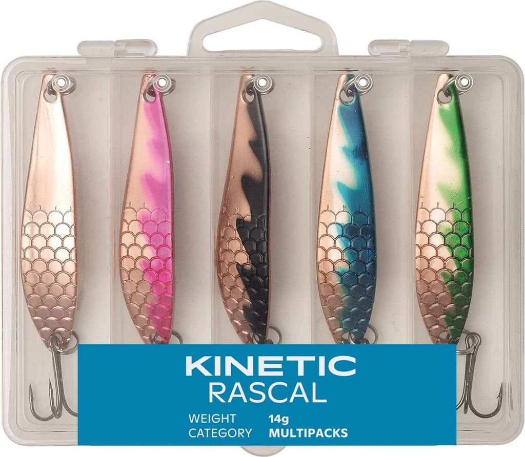 Kinetic Rascal Blinker Set bleifrei – Angelset Raubfisch