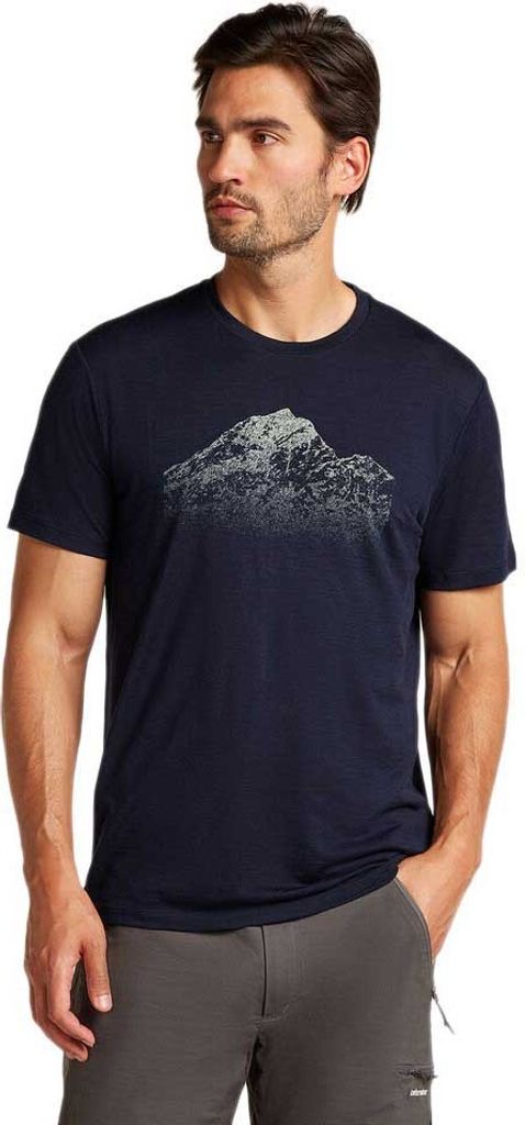 Icebreaker Merino 150 Tech Lite Rising Light Kurzarm-t-shirt Blau XL Mann Blau XL