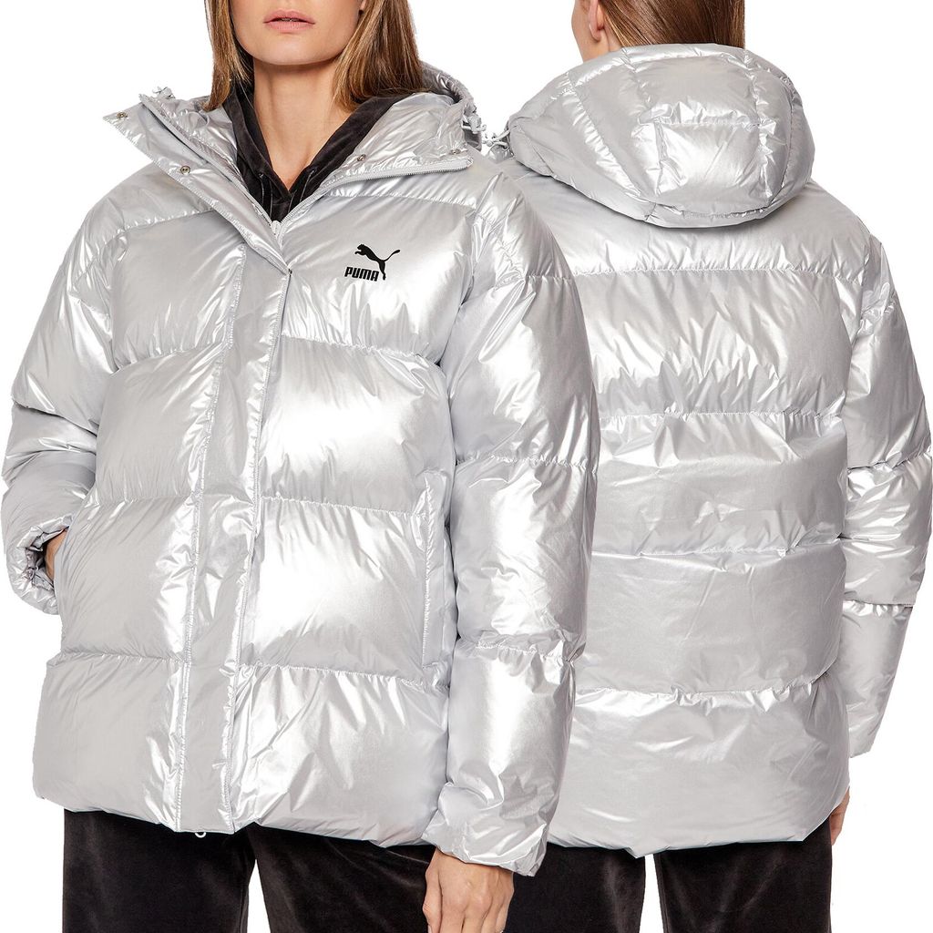 Puma Damen-Winterjacke Silber Classics 589584 10 M Produktbild 