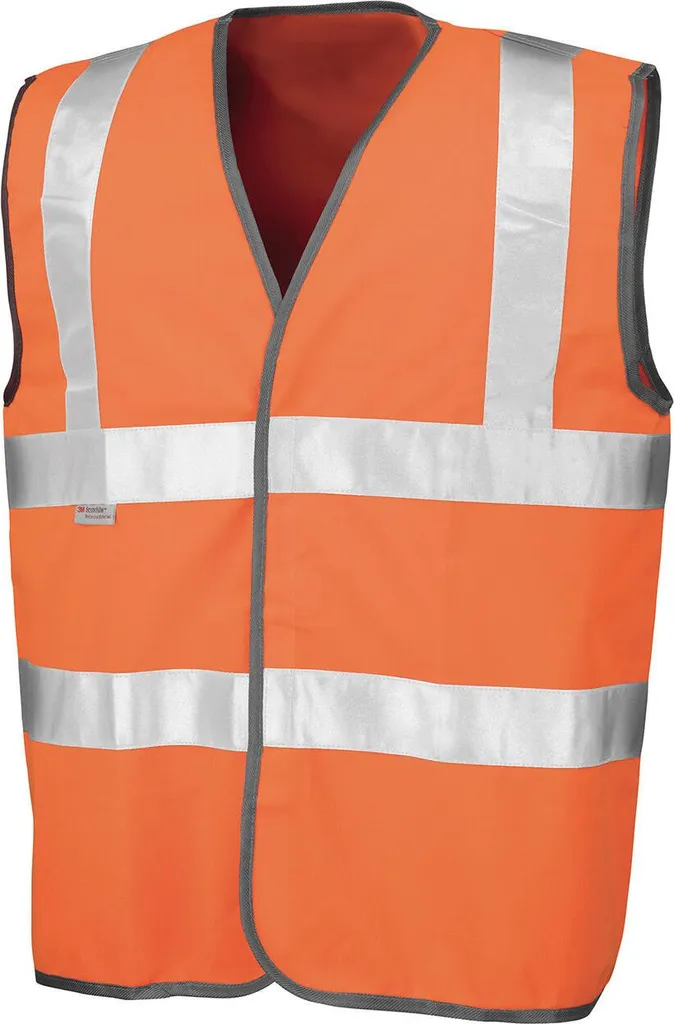 Offerta Gilet Result R021X 3XL Arancione Alta Visibilità ISO 20471