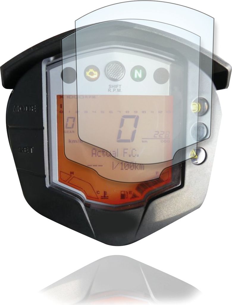 Tacho Displayschutzfolie passend für KTM RC125 RC200 RC390 Anti Glare