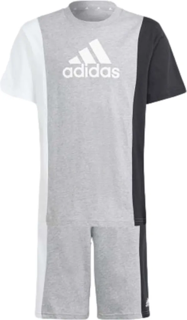 Ensemble Adidas IQ4134 Gris en Molleton Doux - Confort Enfant 9-10