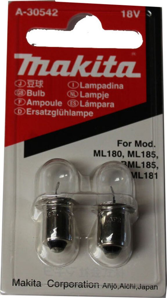 Makita A-30542 Glühlampe 18V Produktbild 