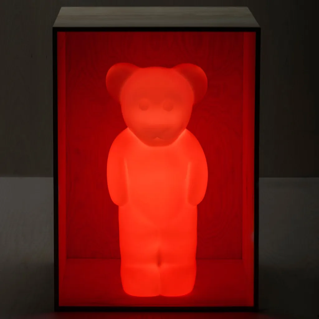 Lampe ours LED Lumibär Authentics blanc : l'éclairage doux sans reflets - 3