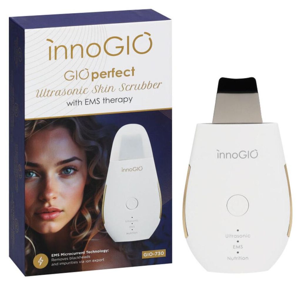 InnoGIO GIOperfect Ultraschallspatel zur Hautreinigung mit EMS-Therapie GIO-730