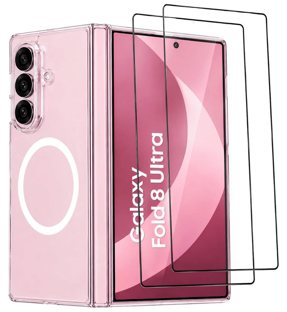 Hülle + 2X Schutzglas für Samsung Galaxy Z Fold 8 Ultra Produktbild  KI-generiertes Bild
