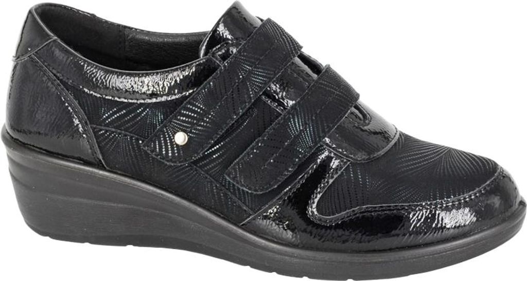 Boulevard - Freizeitschuhe für Damen DF4623 (38 EU) (Schwarz)