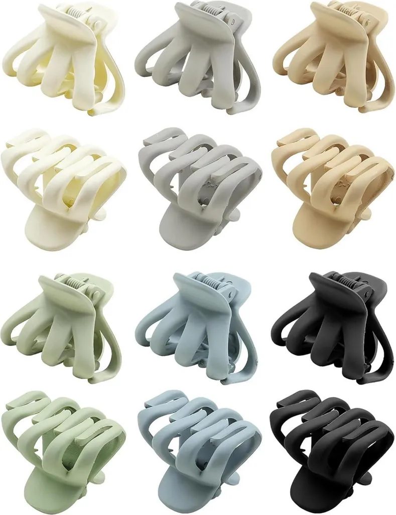 Pinces à cheveux femme type pieuvre de 4cm pour chignon et tresse
