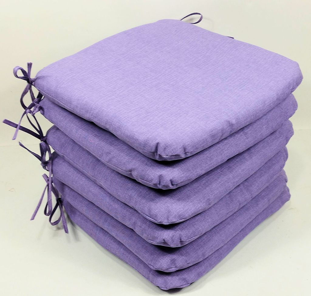 Rattani Sitzkissen Stuhlkissen Billy 40 x 40 cm violett, Produktbild 
