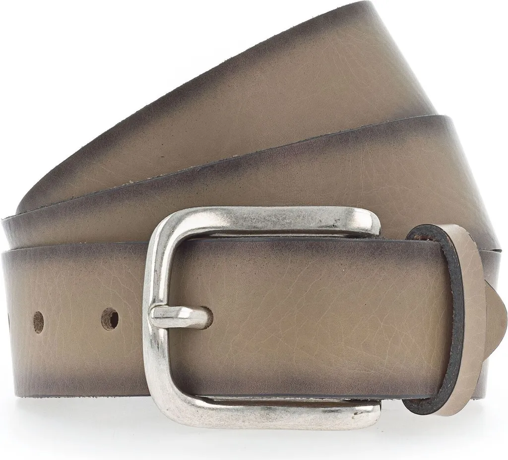 Cintura Vanzetti Pelle Classics 35mm W85 Taupe Beige - Alta Pelletteria
