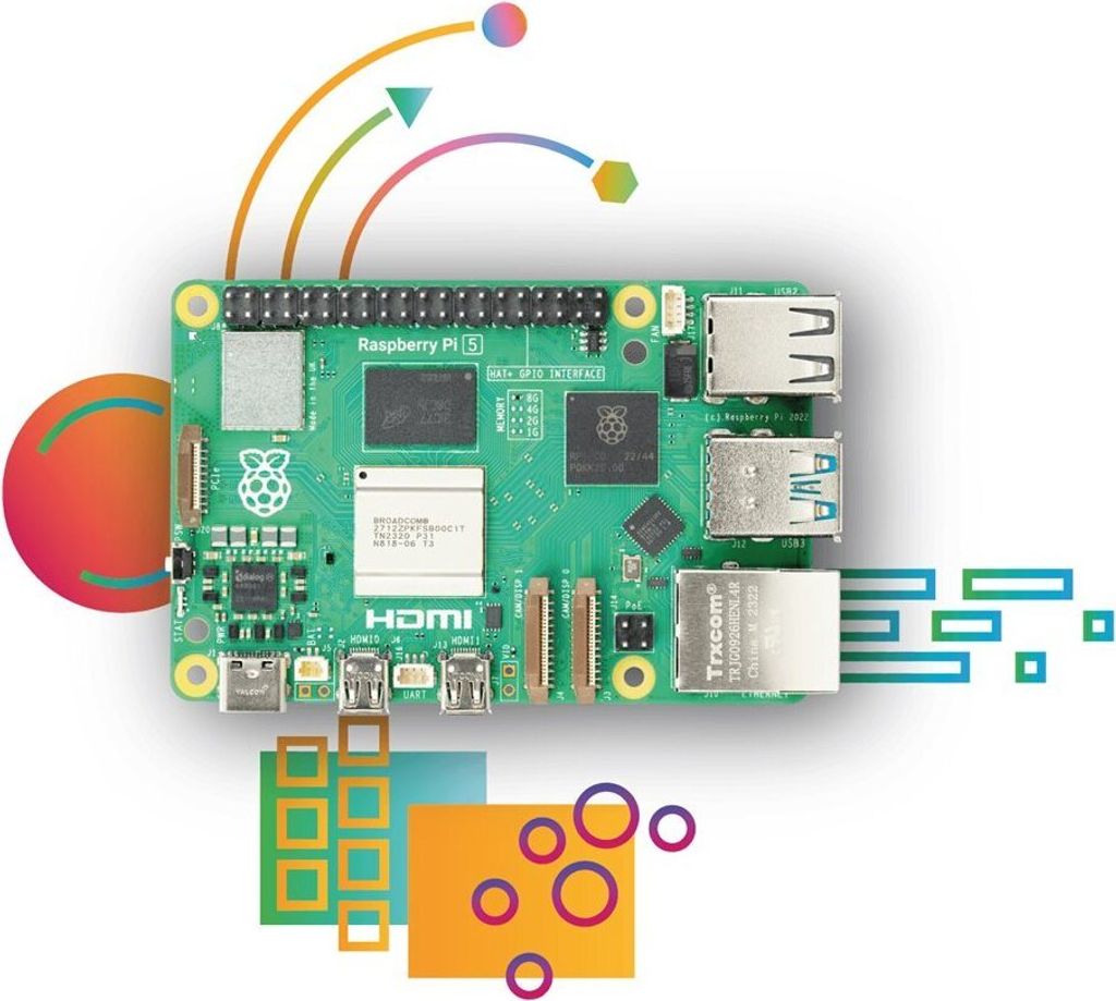 Raspberry Pi Foundation Raspberry Pi 5 8GB, Mainboard Produktbild 