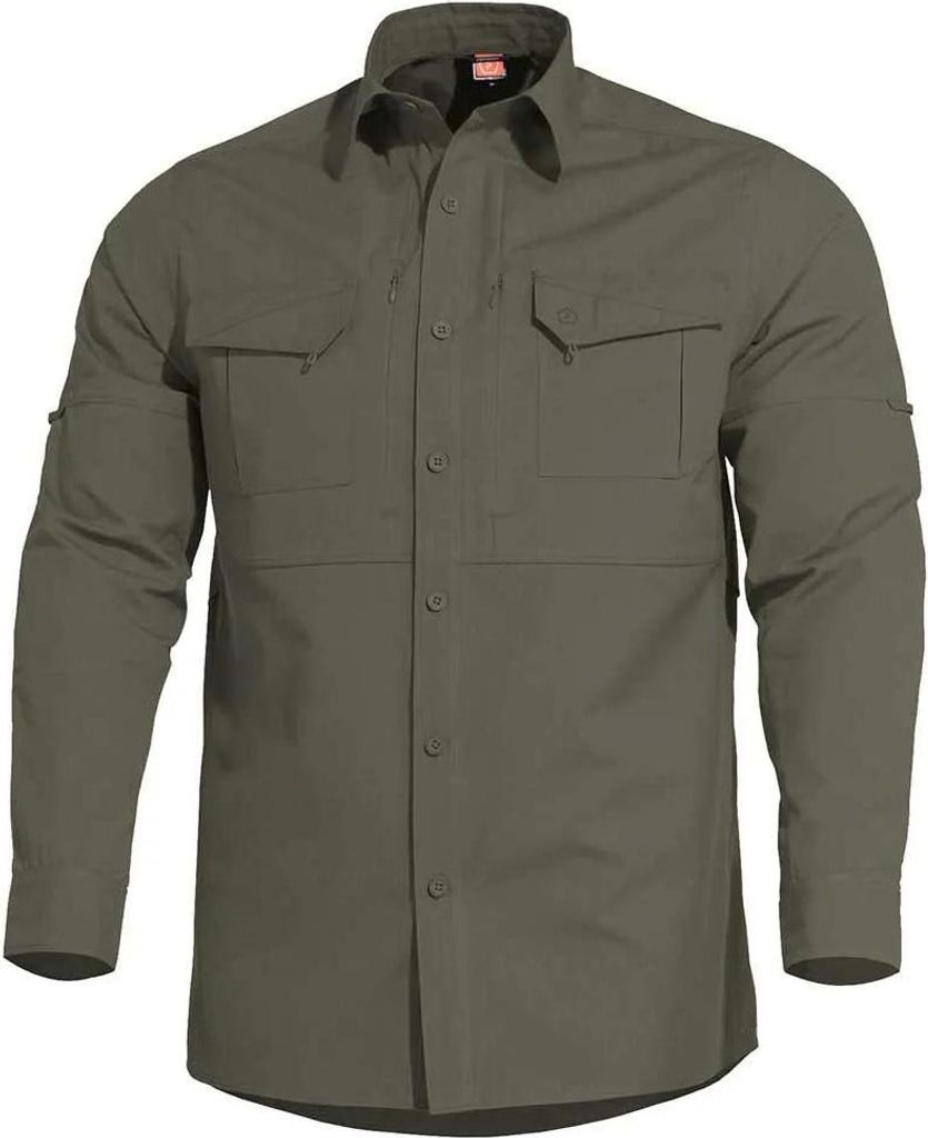 Pentagon Plato Tactic Langarmhemd Grün XS Herren Grün XS