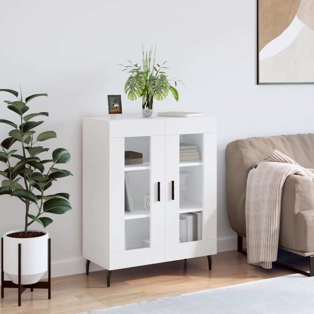 "2026 Promotion" Sideboard Wohnzimmer - Weiß 69,5x34x90 cm Holzwerkstoff - Kommoden CC29303
