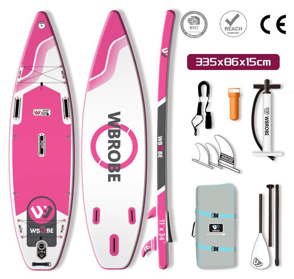 Nafukovací SUP deska WaveRite 335 cm s nožním pumpičkou, Obrázek produktu 