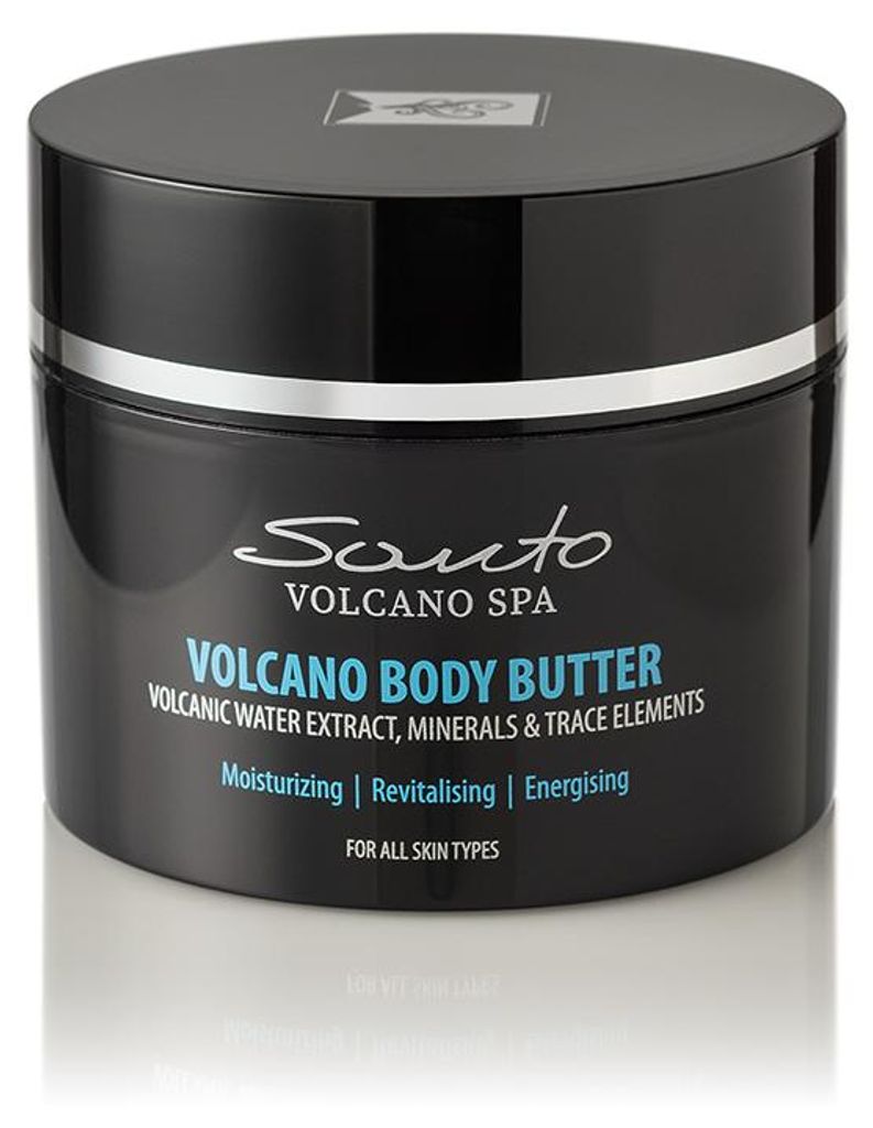 Santo Volcano Body Butter mit Vulkanwasser, Bio-Olivenöl & Produktbild 