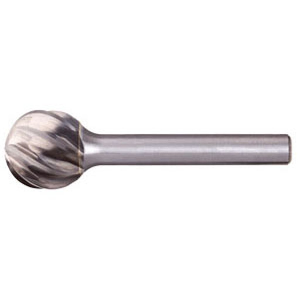PFERD TOOLS Hartmetall Hochleistungsfrässtift ALU Kugel KUD Ø 03x02mm Schaft-Ø 3mm für Alu/NE Metalle