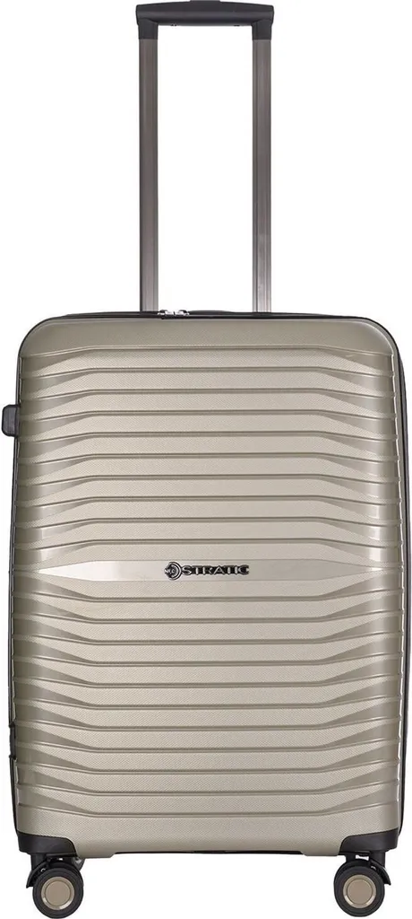 Trolley Stratic Bright+ Extensible avec Roues Silencieuses 66cm Taupe