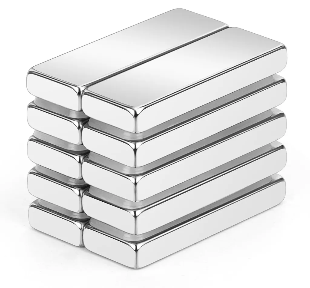 Aimants néodyme rectangulaires puissants 30x10x4 mm fixation bricolage