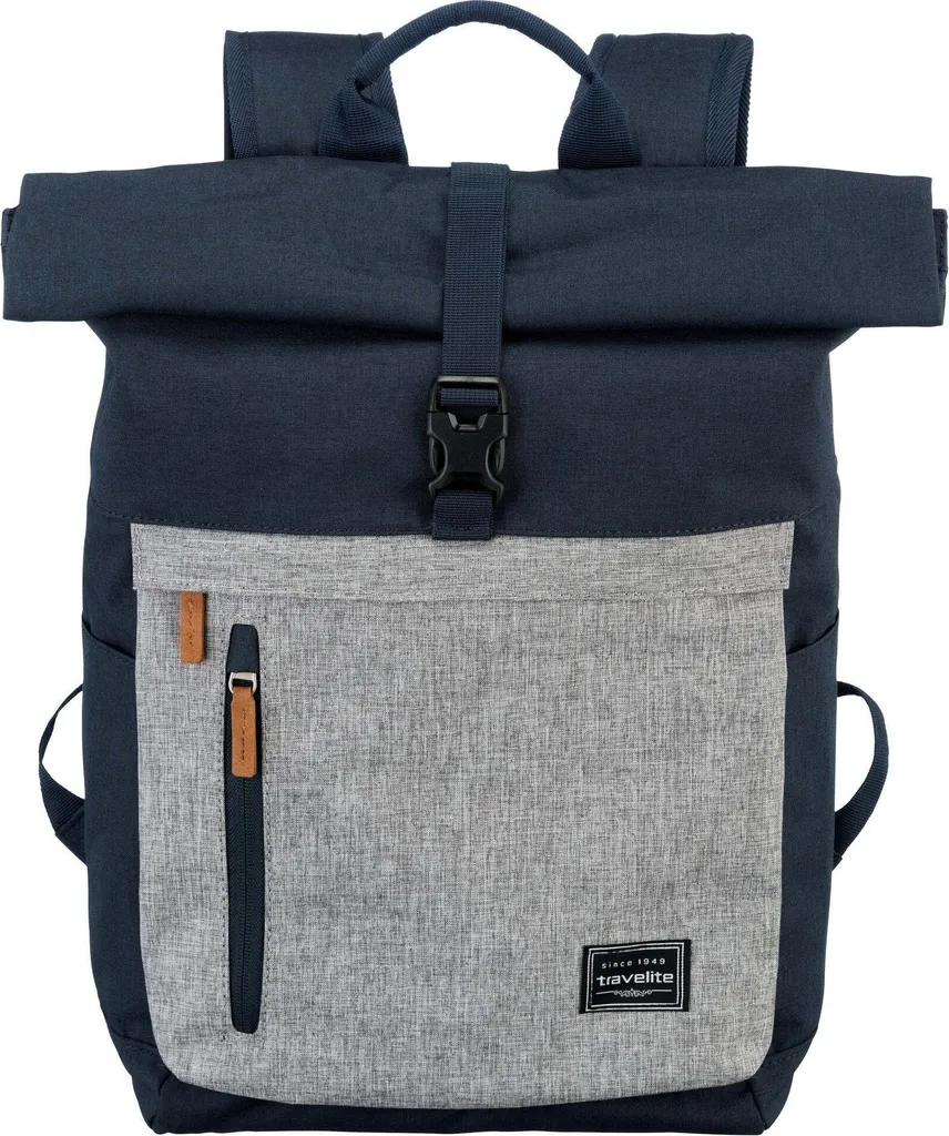 Offerta Zaino Travelite Basics 35L Rollup Laptop - Blu / Grigio