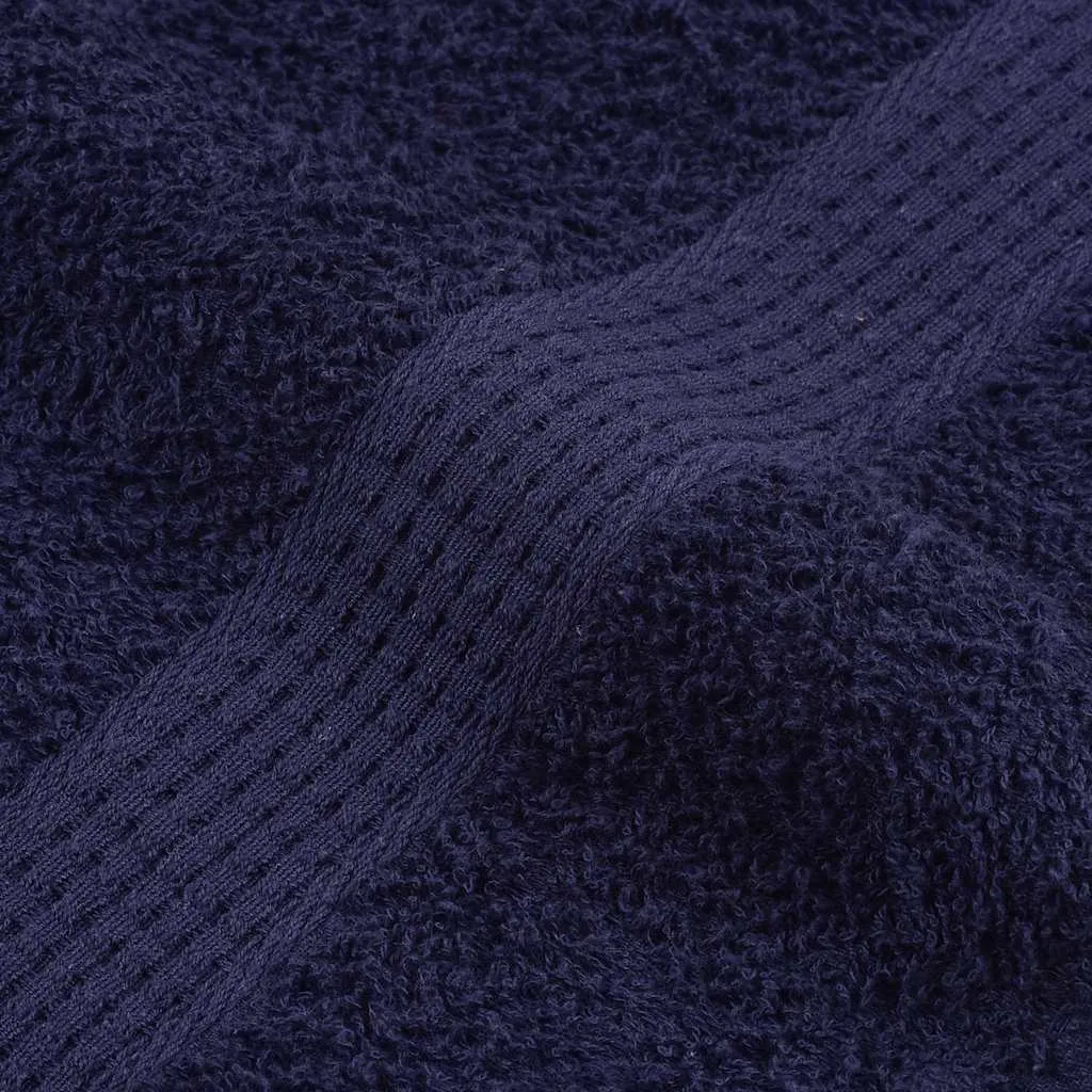 Set di asciugamani di lusso in cotone turco BLU NAVY - 6 pezzi