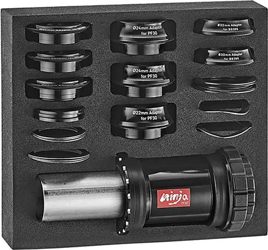 TOKEN TF37 Boîtier de Pédalier Thread Fit PF30 BB386 Shimano Sram Noir - 2