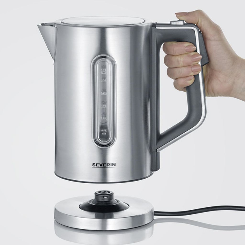 SEVERIN WK3418 Kettle - Stainless Steel - 1.7 L - Productafbeelding 