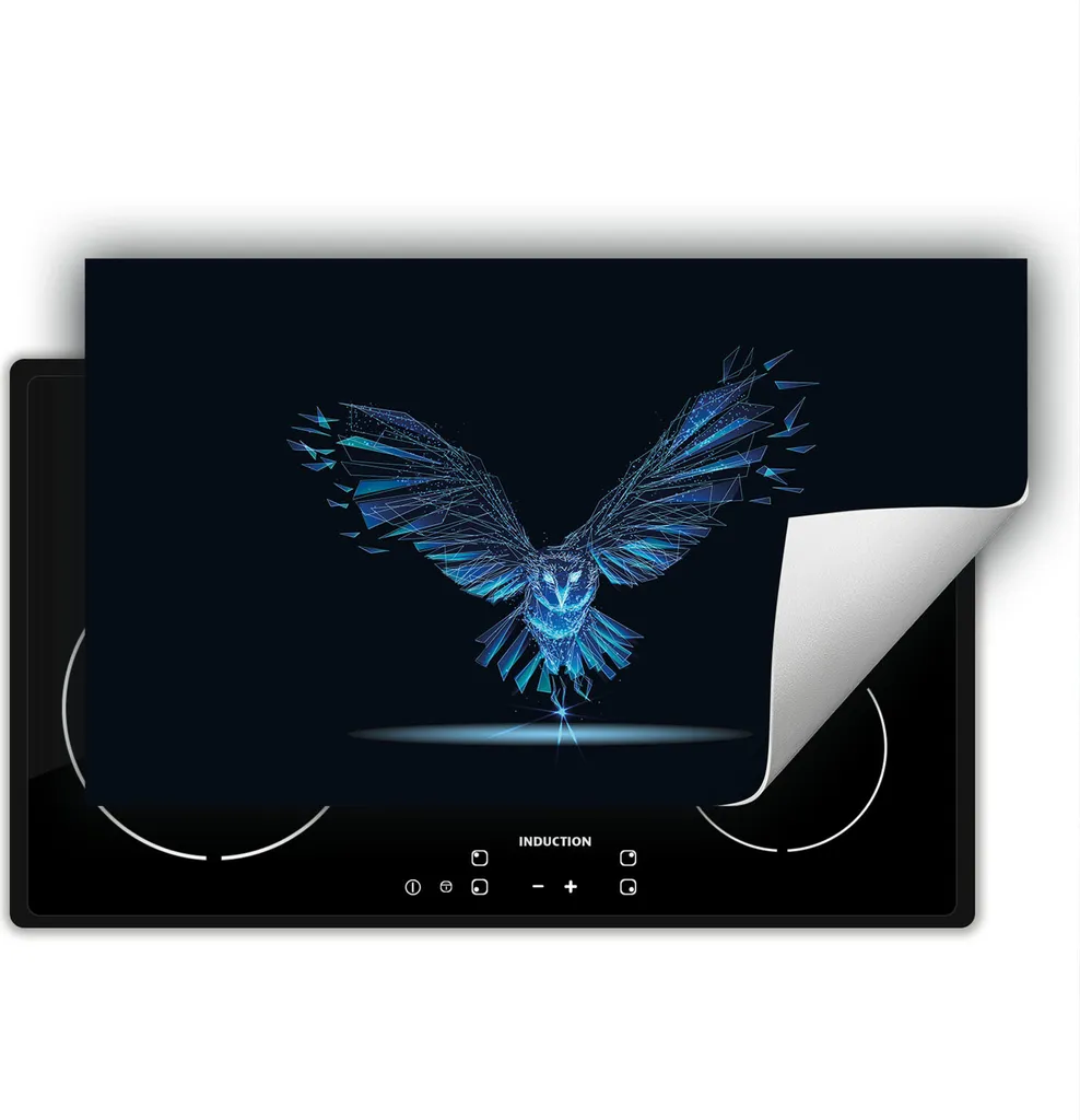 DarHaus Piastra Copertura Stufe 90x52 cm | Tappetino Induzione Bird
