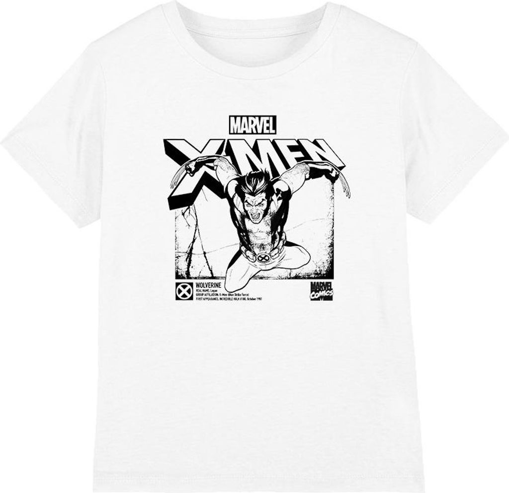 Marvel - "X-Men" T-Shirt für Kinder TV4182 (128) (Weiß)