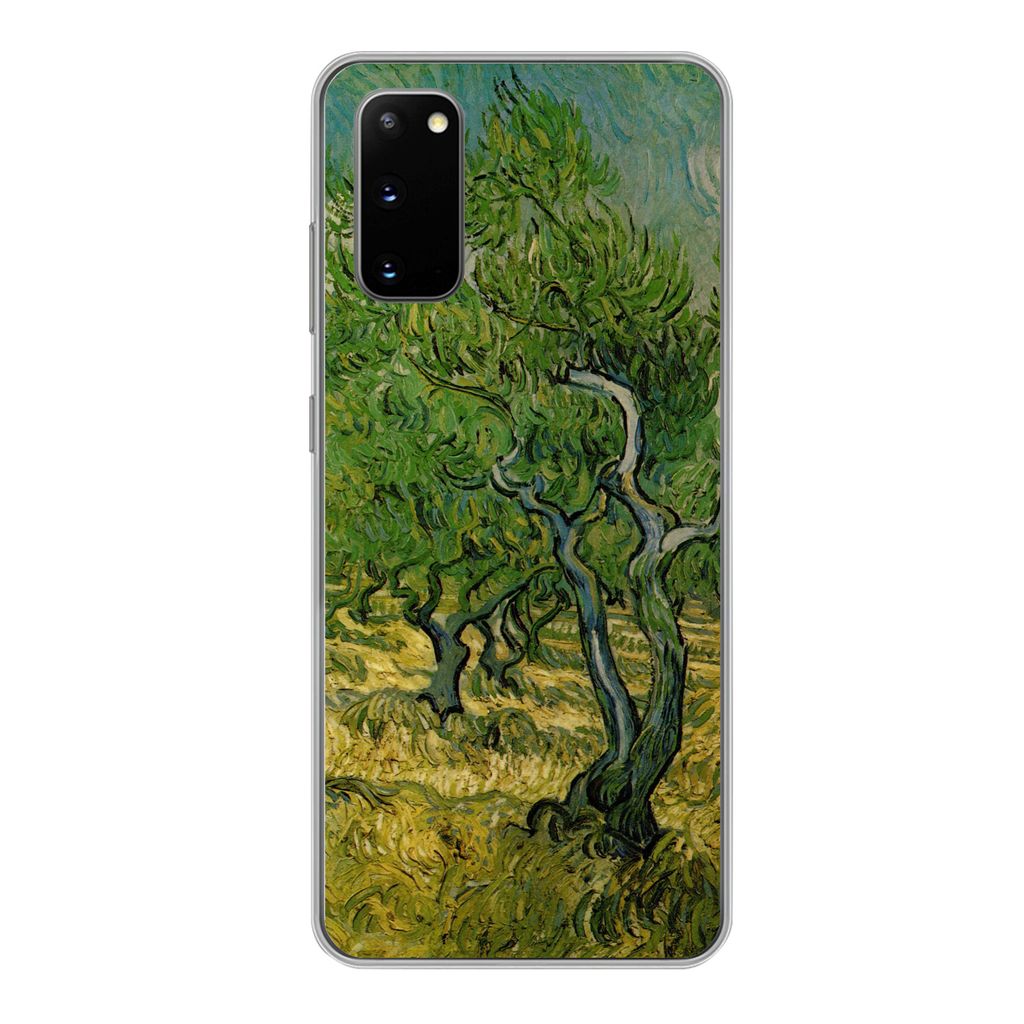 MuchoWow Handyhülle Schutzhülle Hülle für Samsung Galaxy S20 Olivenhain - Vincent van Gogh Silikon Softcase Handy Hülle - Bild