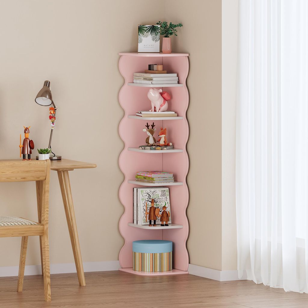 Scaffale angolare per bambini 'Vestnes' MDF 108 x 27 x 27 Immagine del prodotto 
