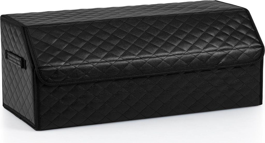COSTWAY Coffre de voiture 51L avec couvercle, séparateur Image du produit 