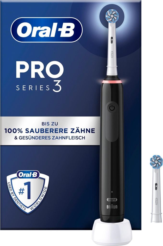 Oral-B PRO 3 3000 Sensitive Clean    Black   JAS22 Produktbild 