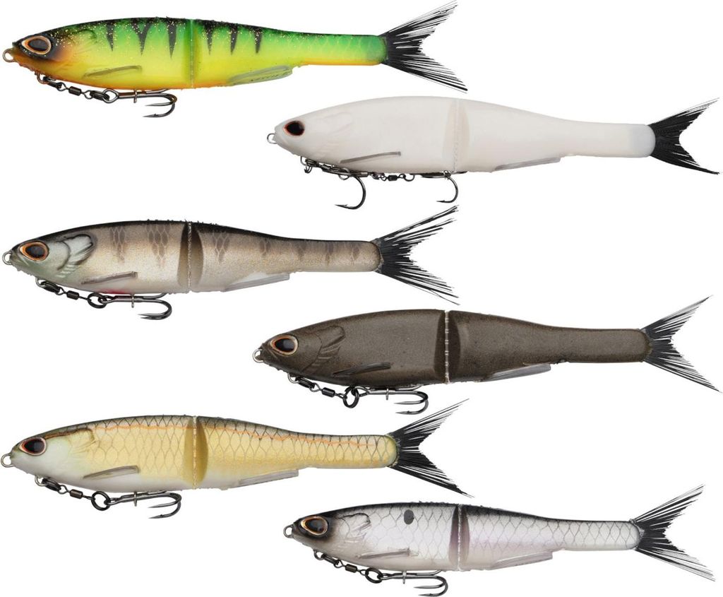 Berkley PowerBait Nessie - montierter Gummifisch, Länge / Gewicht:17cm / 28g, Farbe:Firetiger