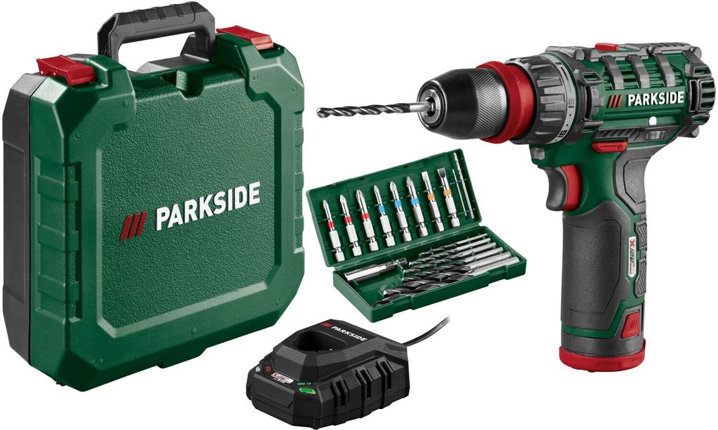 PARKSIDE® PBSA 12 F5 Akku Bohrschrauber mit Akku und Produktbild 