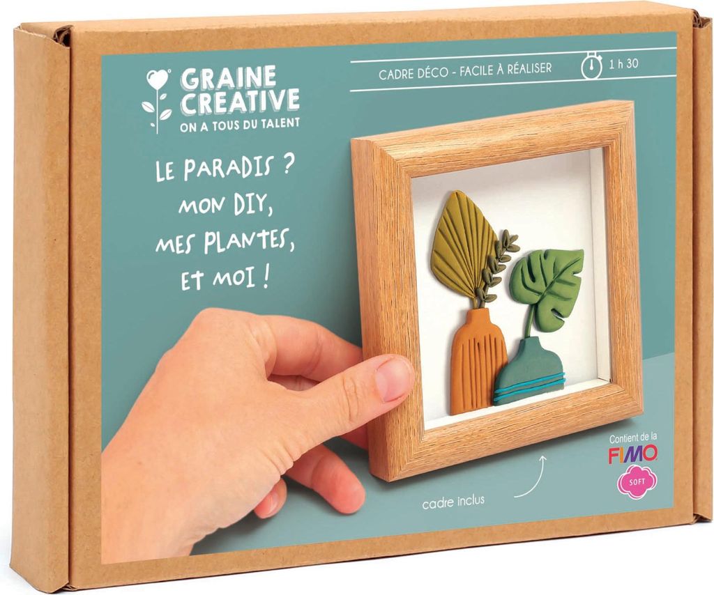 Graine Creative Fimo Miniatur-Vasen Bastelset - kreative Hobby Kit
