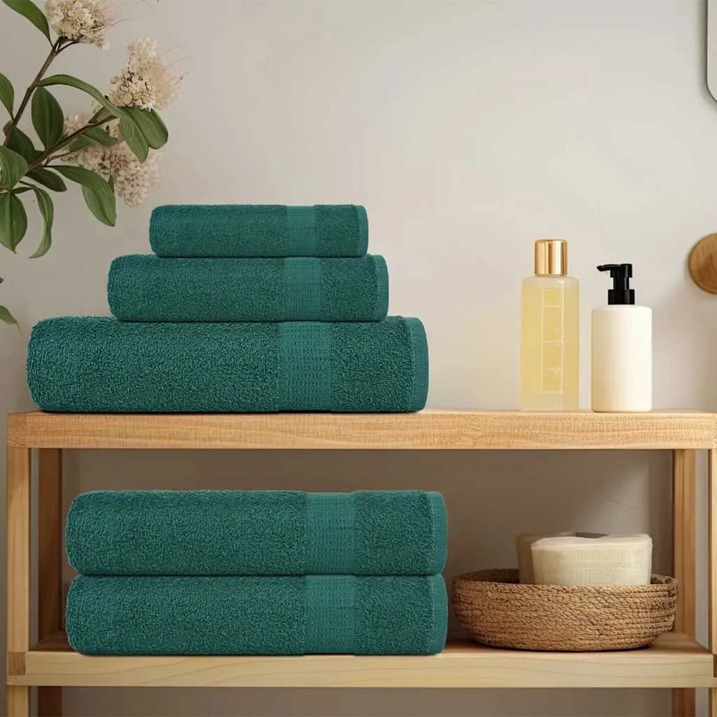 CASA COPENHAGEN Miami Asciugamani da Bagno, Set da 2, Cotone, Asciugatura Rapida e Resistenti, 88 x 177 cm – Stella Marina, Teal + Righe Gialle CASA COPENHAGEN Miami Asciugamani da Bagno, Set da 2, Cotone, Asciugatura Rapida e Resistenti, 88 x 177 cm – Stella Marina, Teal + Righe Gialle