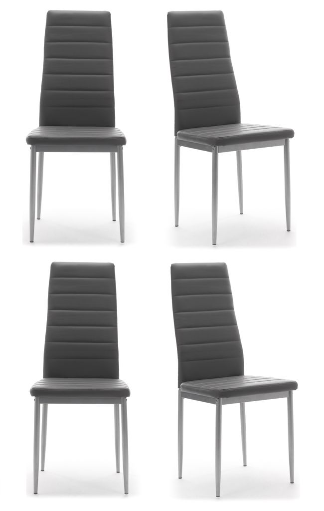 NEW HOME Zestaw krzeseł FADO 4x krzesła do jadalni z Zdjęcie produktu 