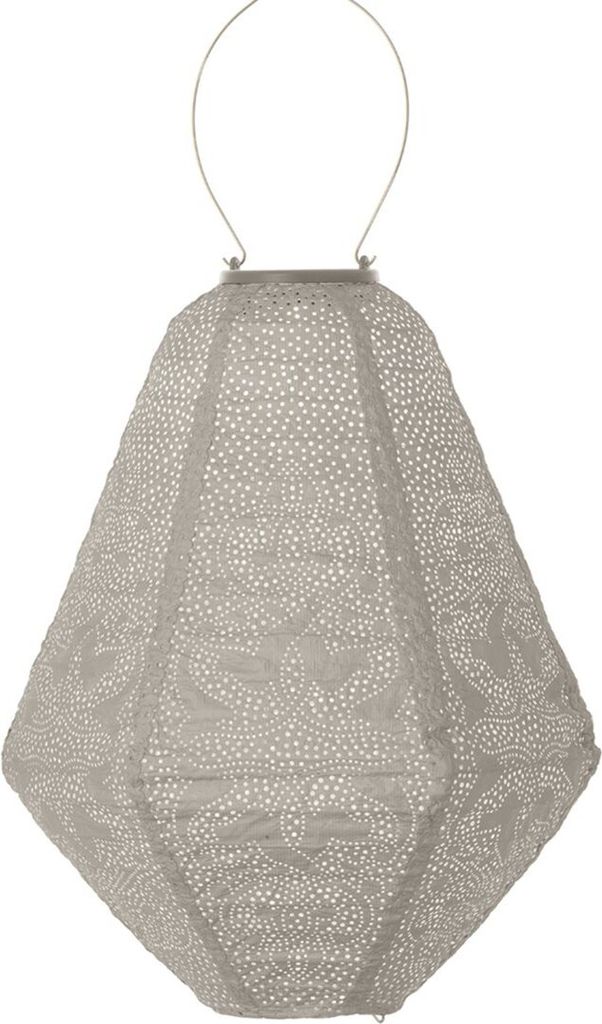 LUMIZ Solar-lampion Can | Marrakesh | Helltaupe | Ø30 cm