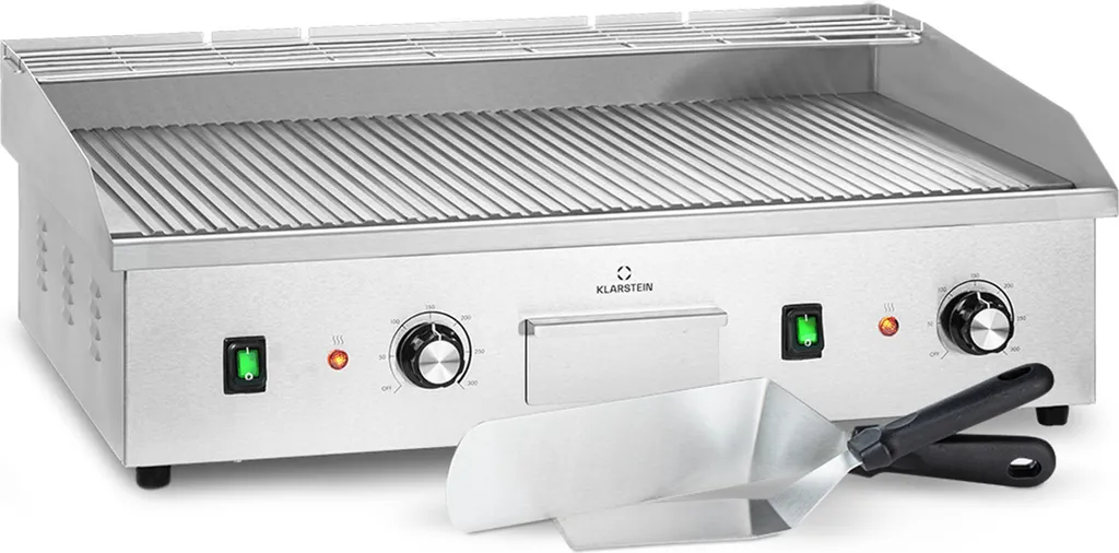 Barbecue électrique 4400W Klarstein Grillmeile - Double thermostat XL