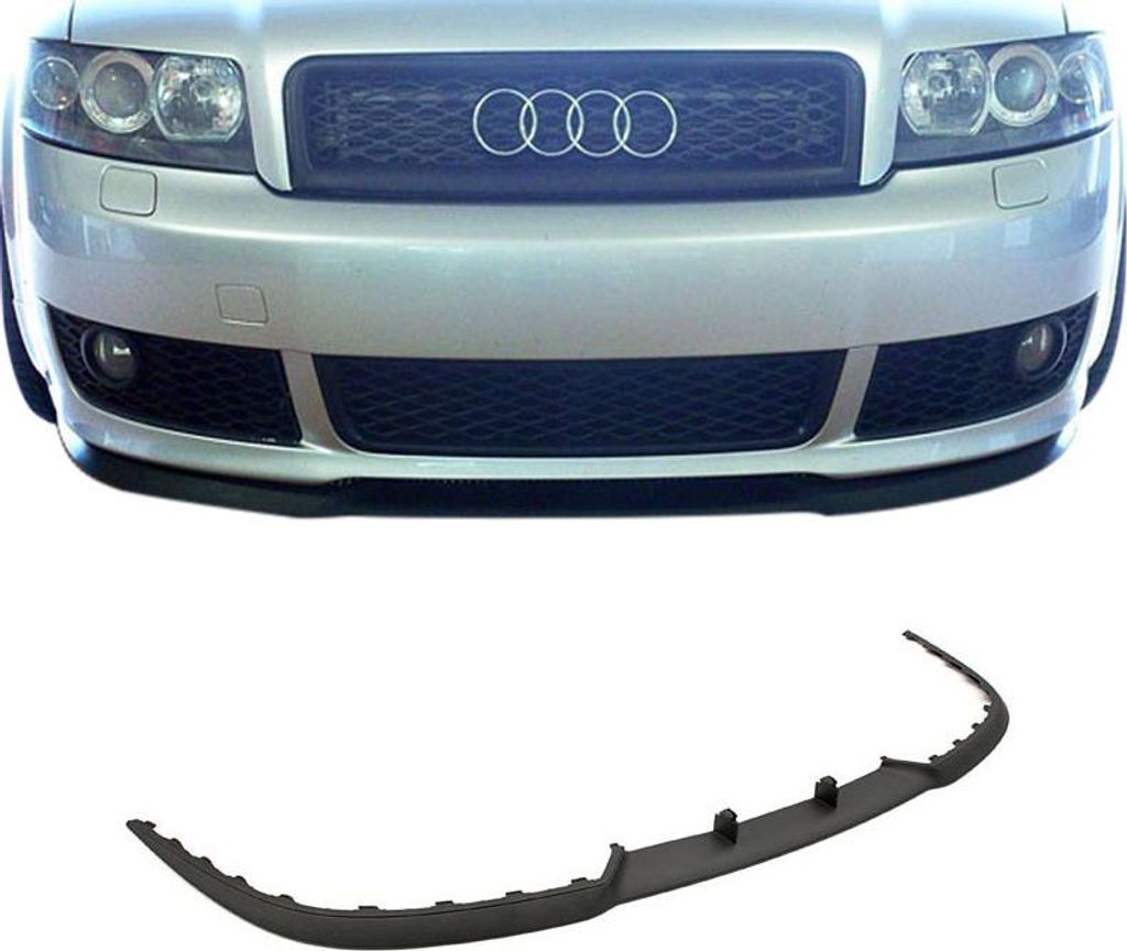 Cup Spoiler Lippe Spoilerlippe Frontspoiler Stoßstange für Audi A4 8E B6 +Cabrio