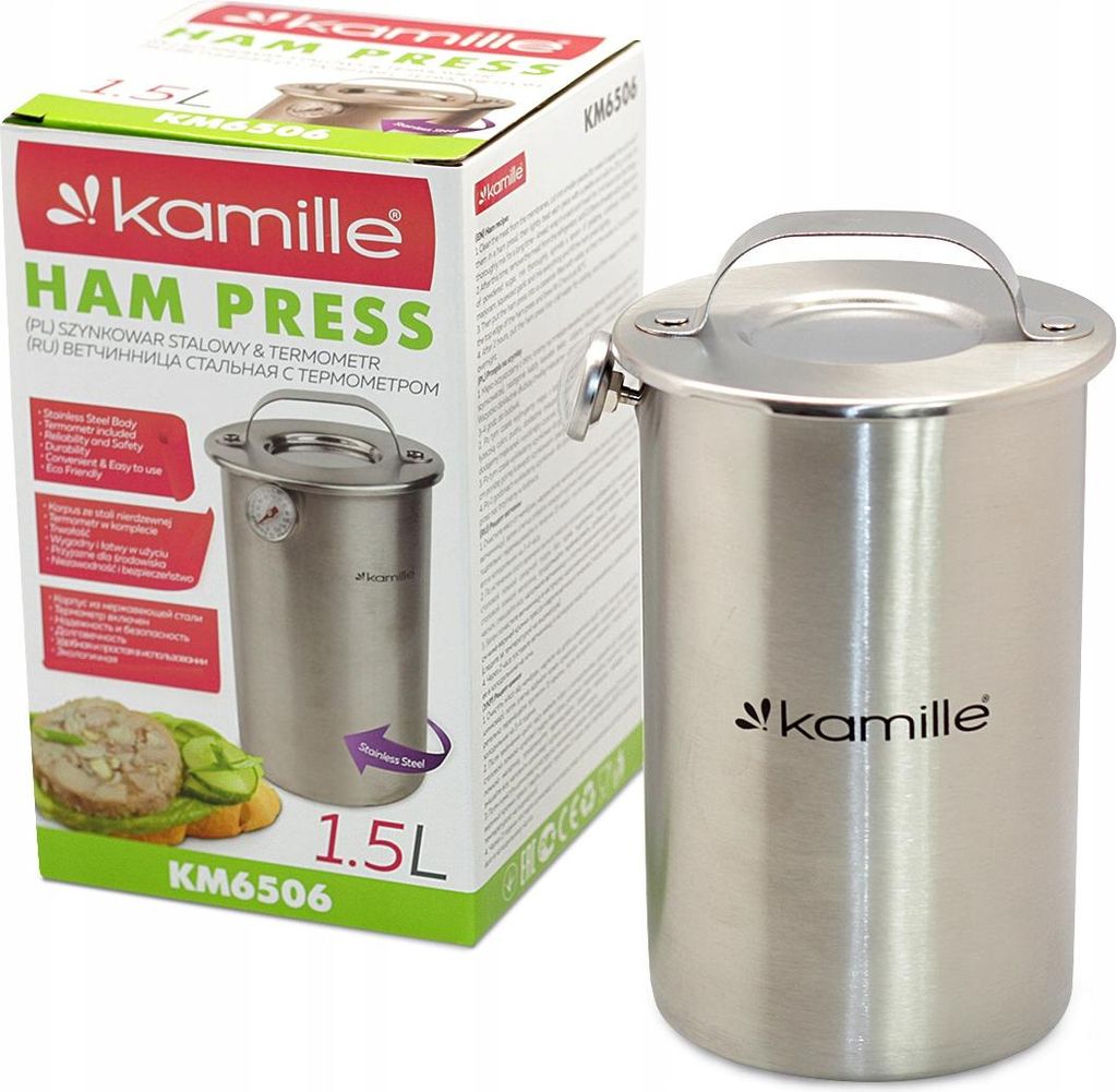 Schinkengarer 1,5 L + Thermometer Kamille